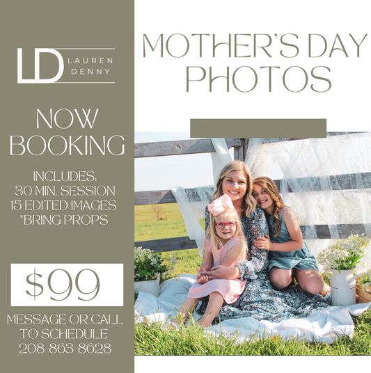 Book Your Mother's Day Mini Photoshoot