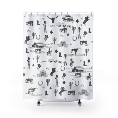 Home on the Range Shower Curtains