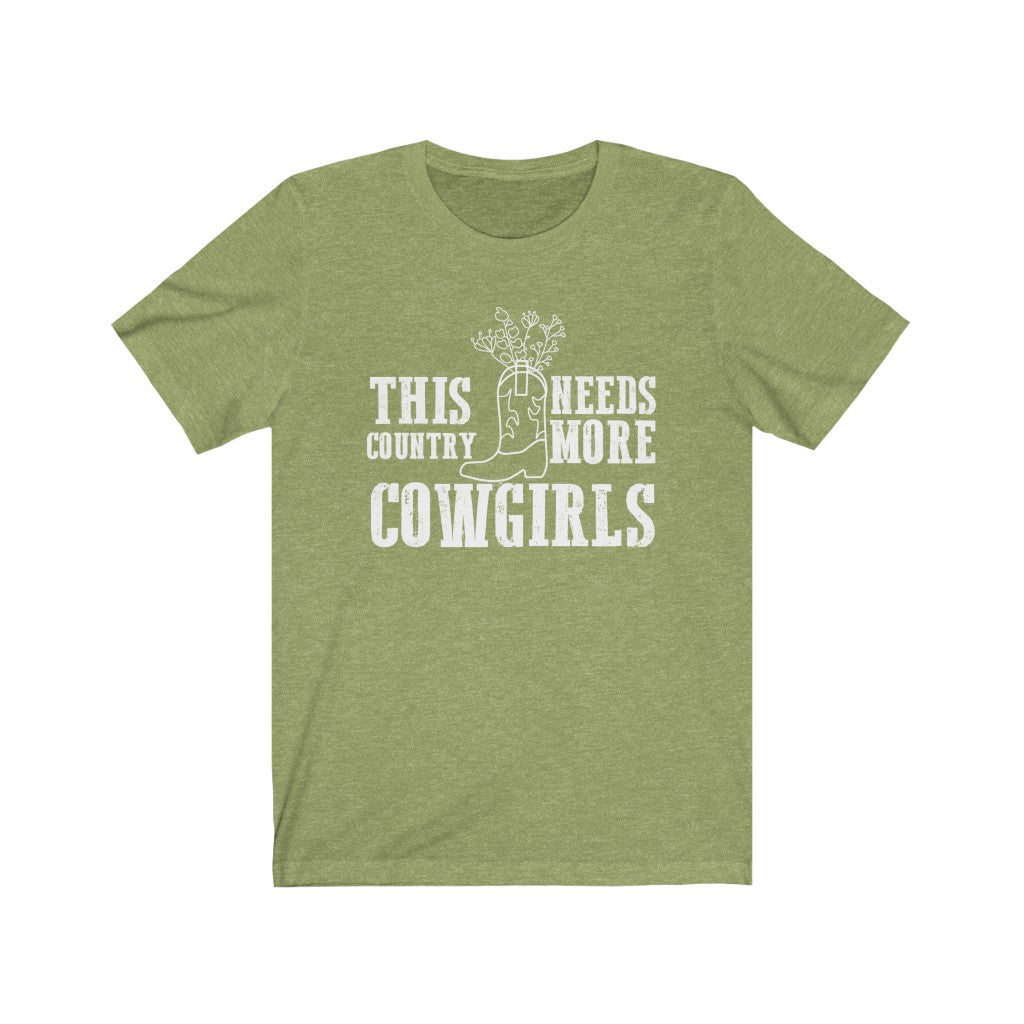 This Country Needs More Cowgirls Unisex Jersey Short Sleeve Tee
