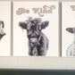 5 Farm Animal Motivational Digital Print Sign