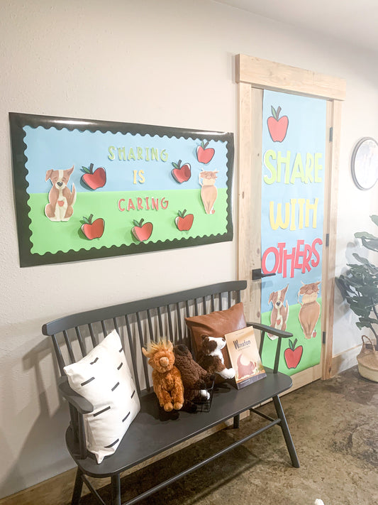 Winston and the Missing Apples Book Classroom Door Decor poster set