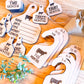 Cattle Ear Tag Baby laser engraved Milestone cards + closet hangers ; photo props; new born; babyshower gift Western Country
