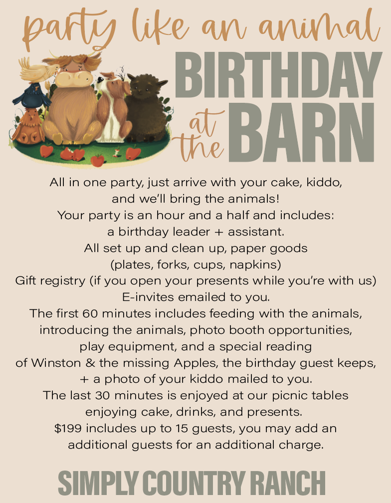Birthday at the Barn