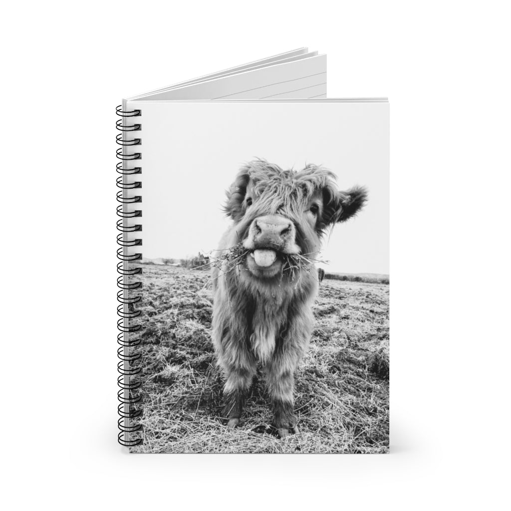 Macho's Tongue Out Tuesday Spiral Notebook - Ruled Line