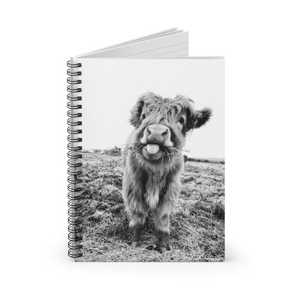 Macho's Tongue Out Tuesday Spiral Notebook - Ruled Line