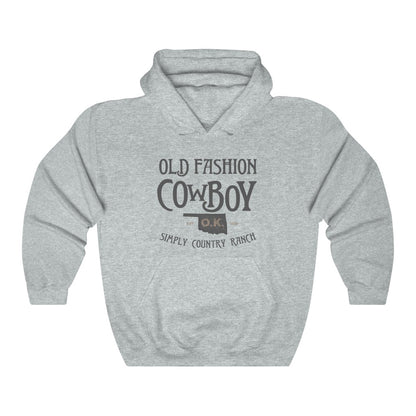 Old Fashion Cowboy Hooded Sweatshirt