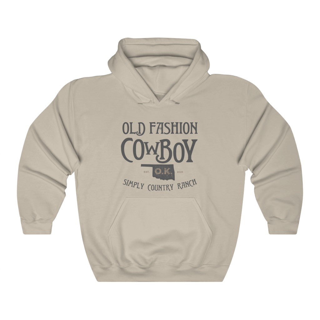 Old Fashion Cowboy Hooded Sweatshirt